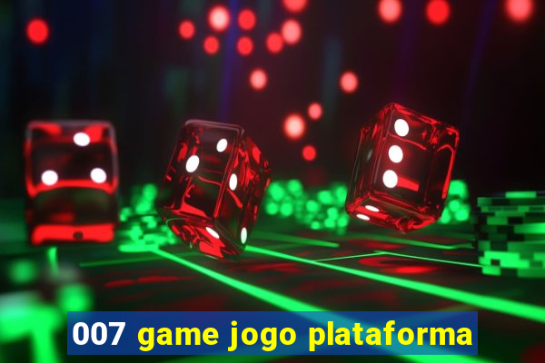 007 game jogo plataforma